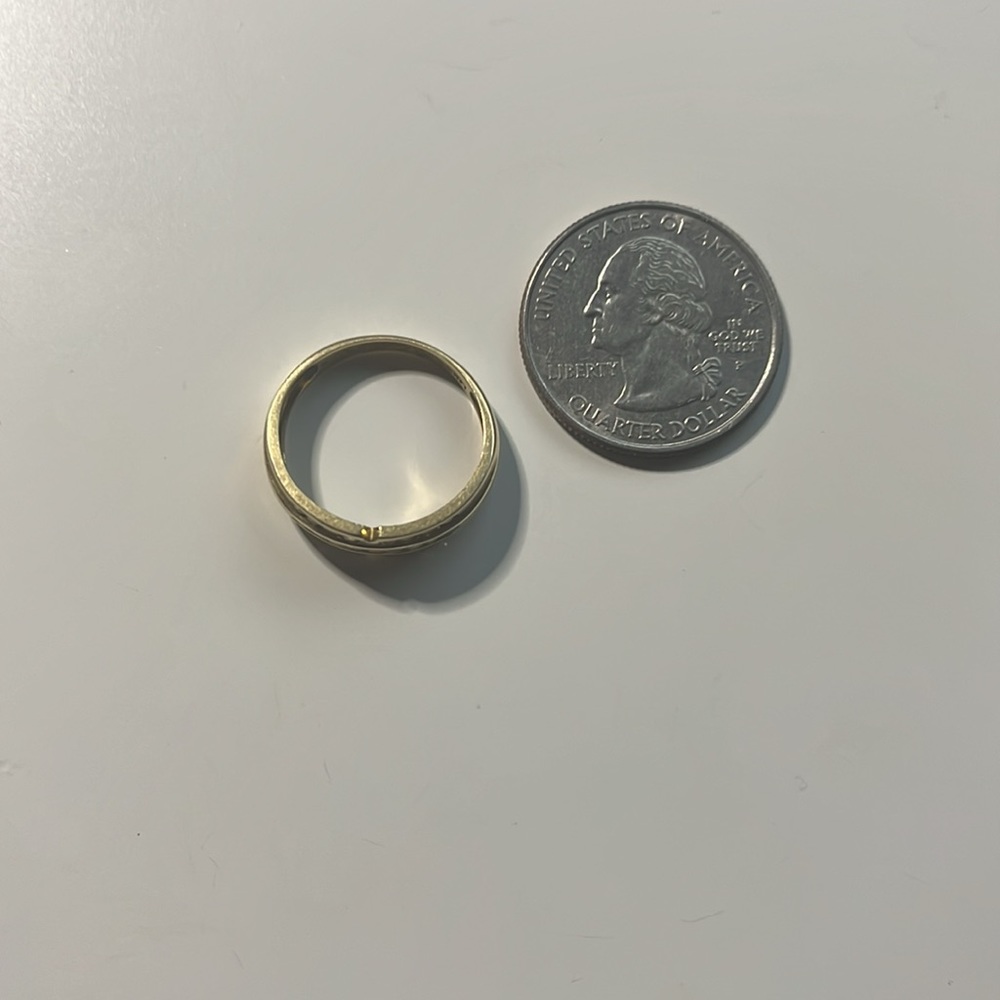 14k 3-Row 3/4 CT Diamond Band Ring - Picture 11 of 11